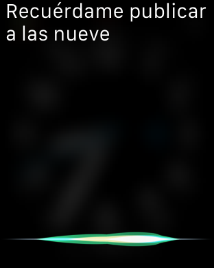 recordatorios desde el Apple Watch 1