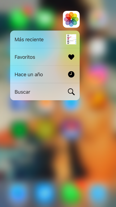 la pantalla de inicio 1
