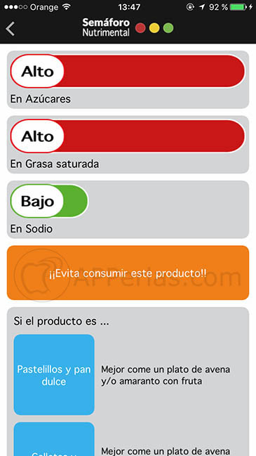 Semaforo nutrimental 3 Semaforo nutrimental 3