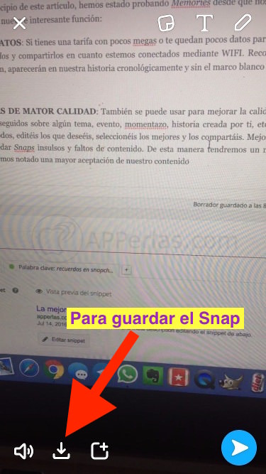 Recuerdos en Snapchat 1 Recuerdos en Snapchat 1