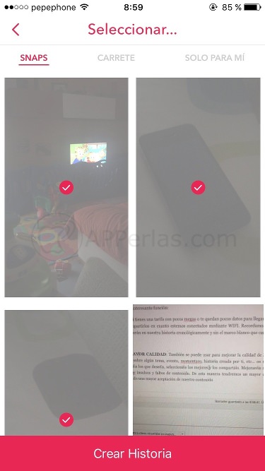 Recuerdos en Snapchat 2 Recuerdos en Snapchat 2