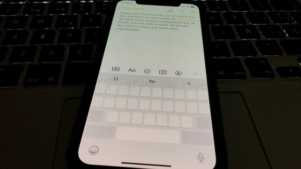 Funciones del teclado del iPhone Funciones del teclado del iPhone