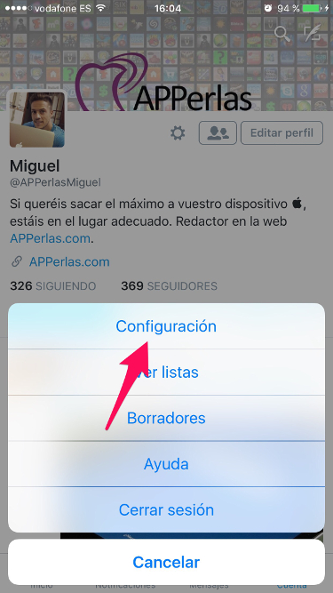 cronología en Twitter 1