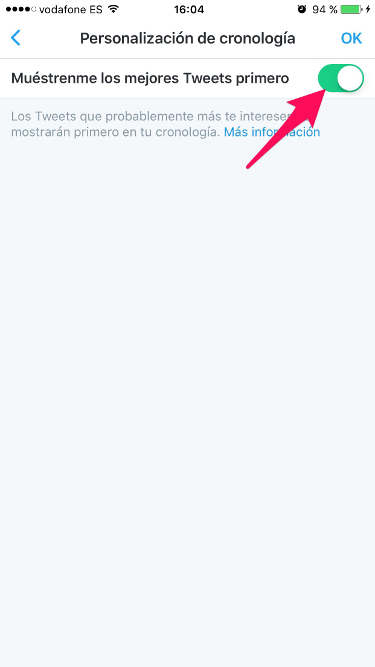 cronología en Twitter 2