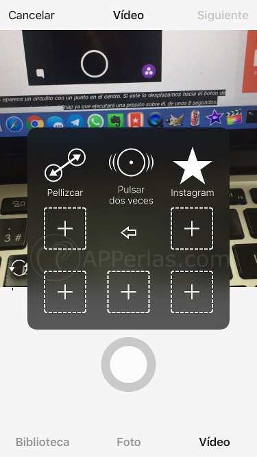 Opciones para grabar vídeos Instagram sin usar las manos