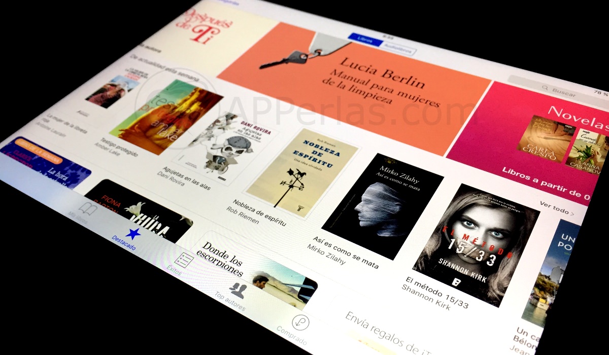 Descarga libros en tu iPhone iPad de Apple