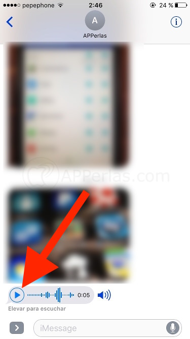 Mensajes hablados iMessage Mensajes hablados iMessage