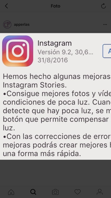 Ampliado zoom en Instagram 2