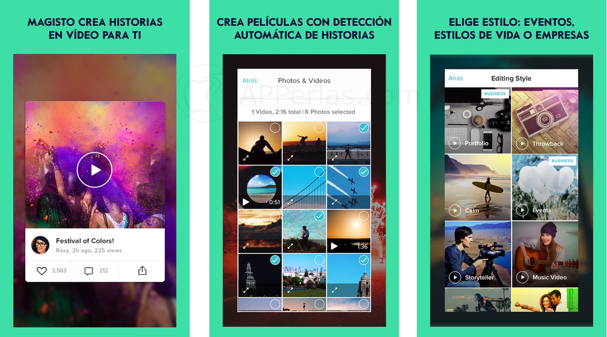 Magisto app para hacer vídeos recopilatorios de vacaciones