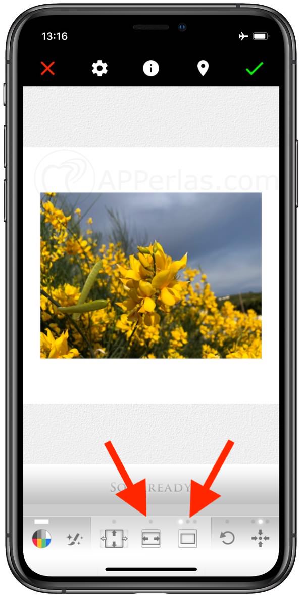 Opciones más interesantes de Squaready Opciones más interesantes de la app
