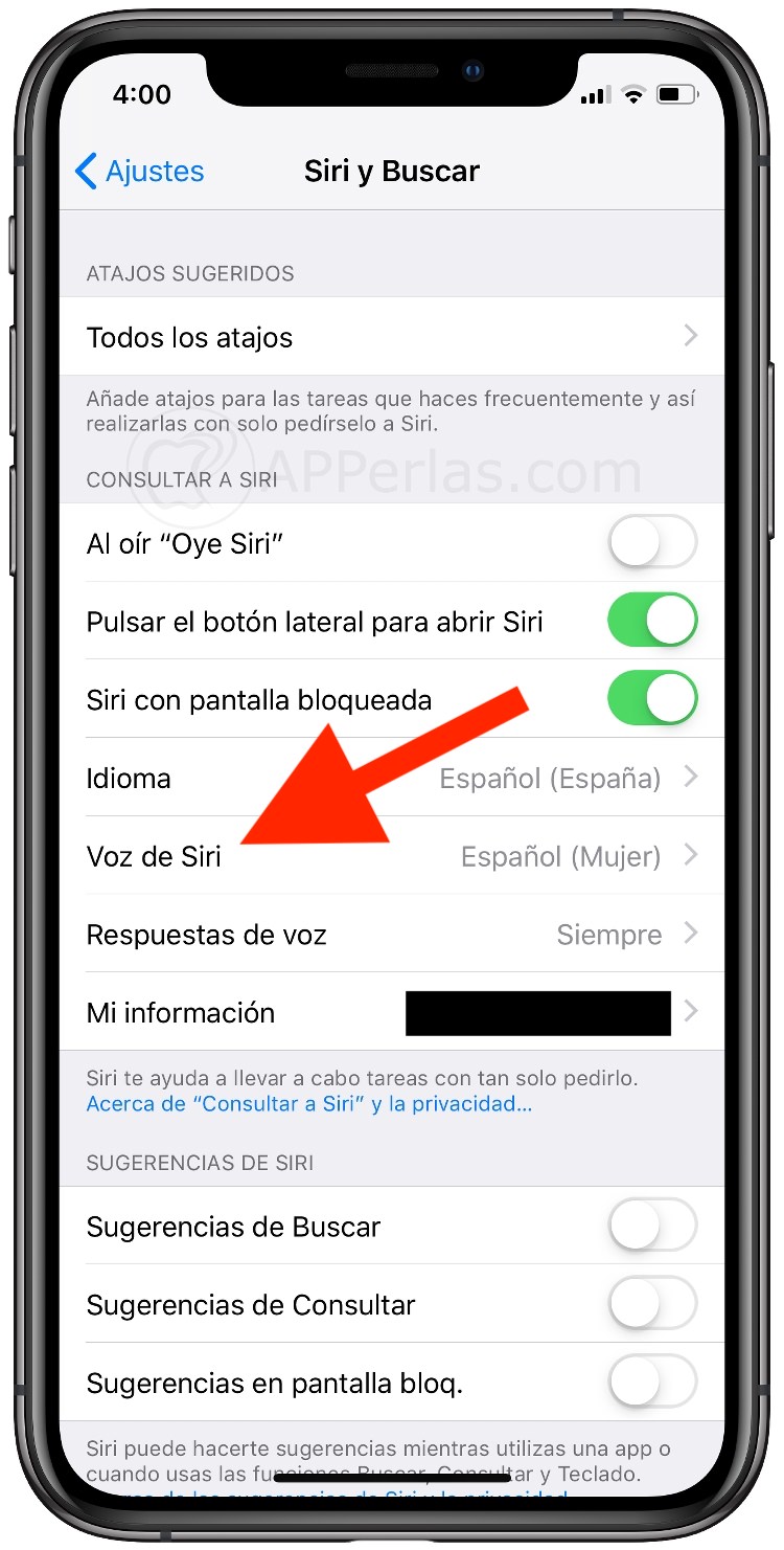 Elige la voz de Siri que desees Elige la voz de Siri que desees