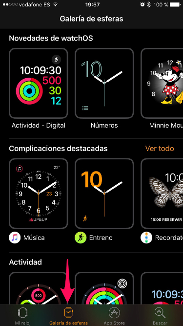 esferas para el Apple Watch 1