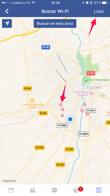 Buscar zona Wifi gratis 2