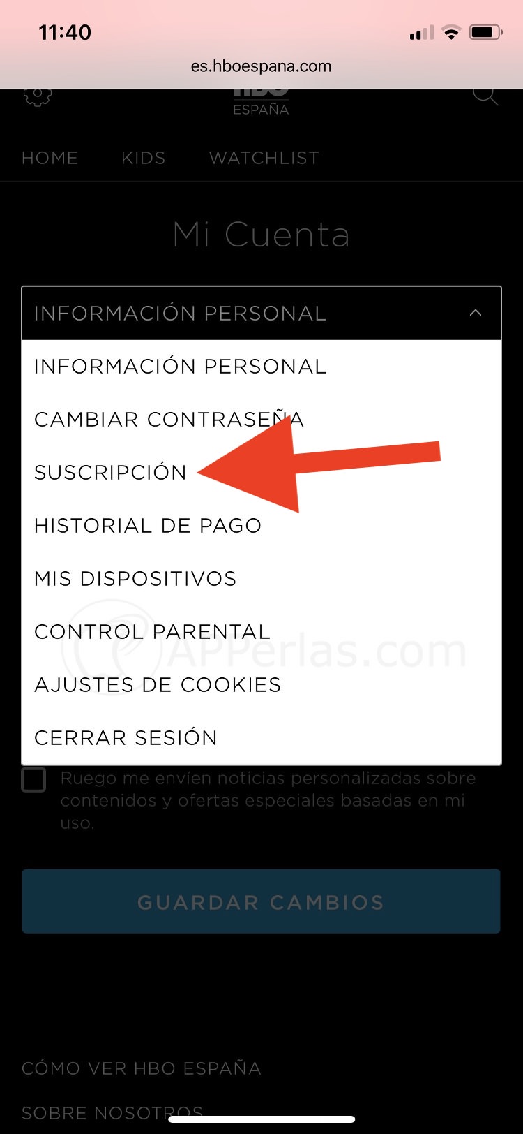 Cancelando suscripción a HBO Cancelando suscripción a HBO