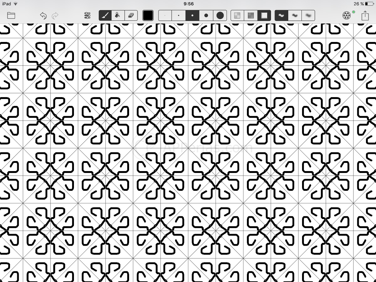 Amaziograph app de dibujo par iPad