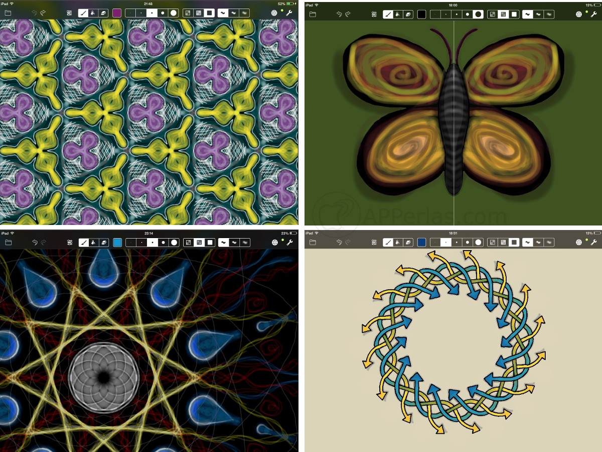 Crea mandalas con esta app de dibujo para iPad