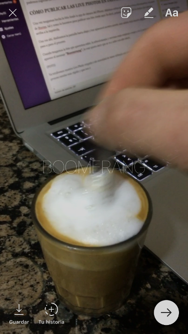 Boomerang Live Photos en Instagram 2