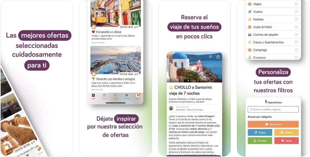 Interfaz de ViajerosPiratas Interfaz de ViajerosPiratas