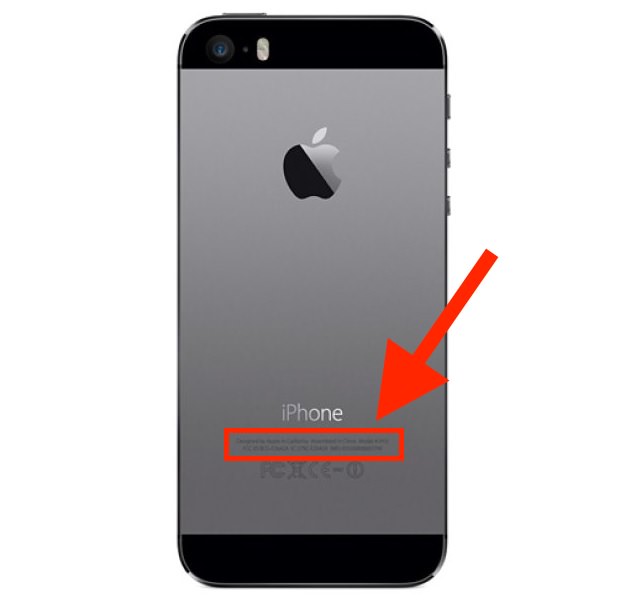 Información sobre el modelo de iPhone Información sobre el modelo de iPhone