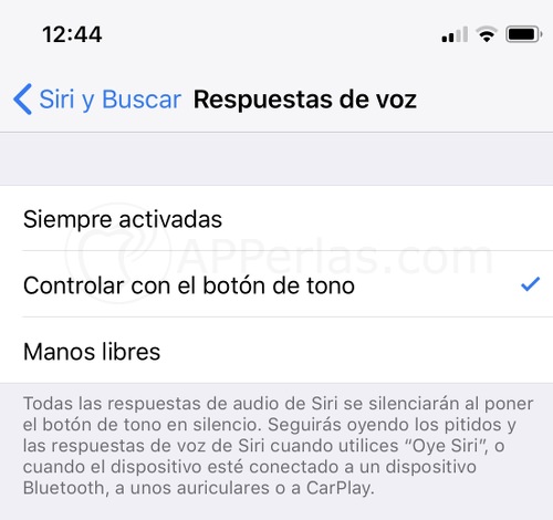 Configura SIRI Configura SIRI