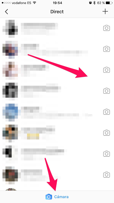 Enviar historias de Instagram 1