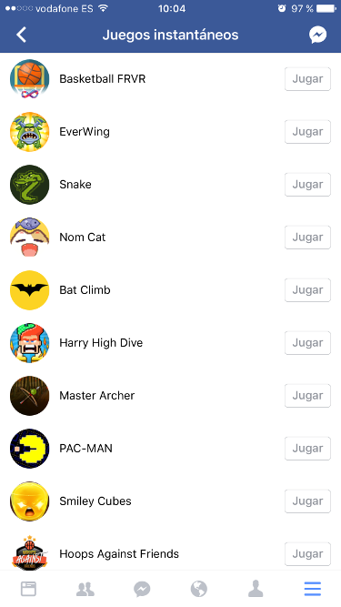 Elegir juegos de Facebook 2