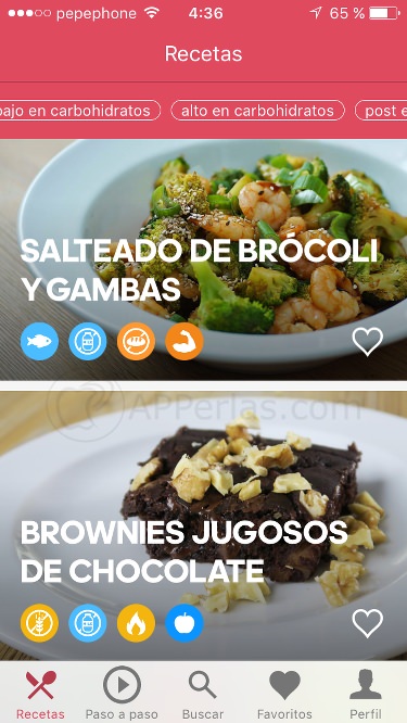 Runtasy app de recetas fáciles Runtasy app de recetas fáciles