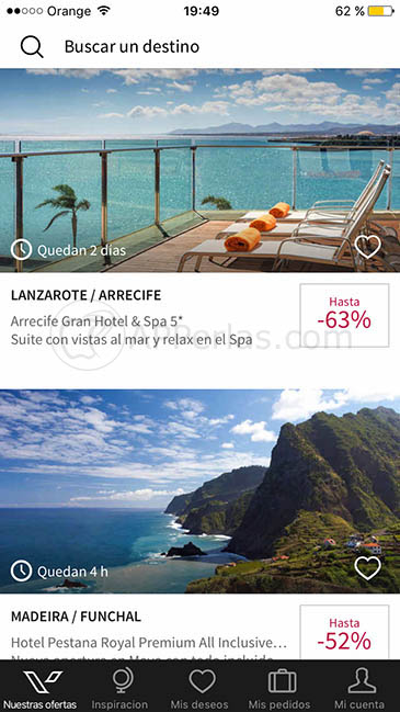 app para encontrar viajes baratos ios 2