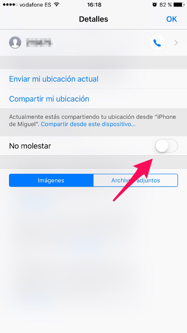 conversación de iMessage 2