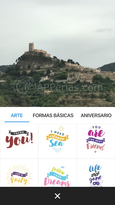 Aplicación para escribir texto en fotos Aplicación para escribir texto en fotos
