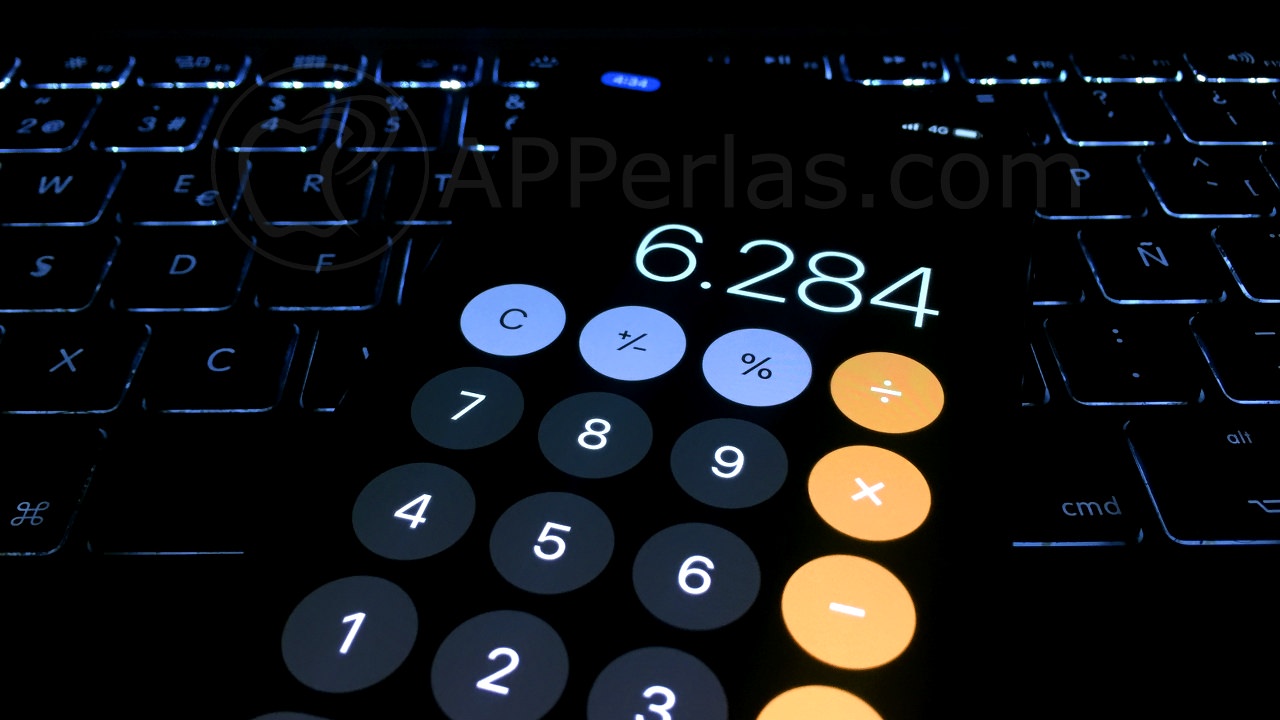 Interfaz de la calculadora del iPhone Interfaz de la calculadora del iPhone