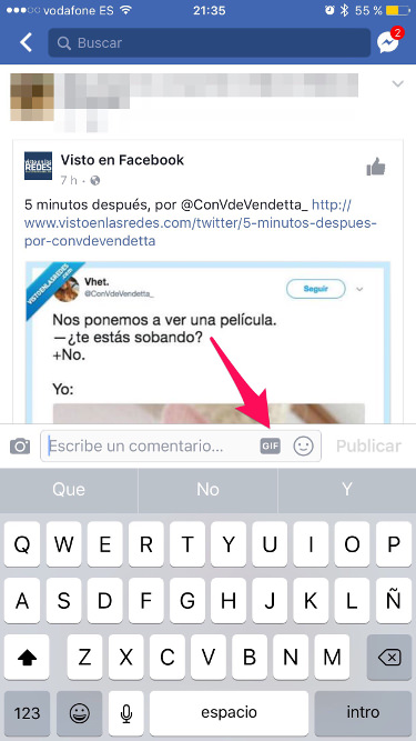 GIF GIF en Facebook 1