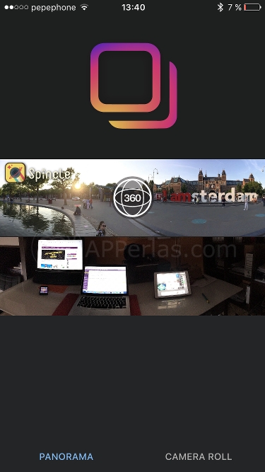 Subir fotos panorámicas a Instagram 1 Subir fotos panorámicas a Instagram 1