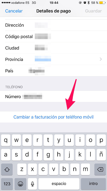 facturación móvil factura de Movistar 2
