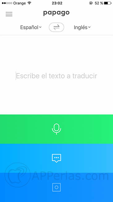 traduce al instante Papago 2 traduce al instante Papago 2