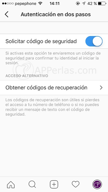 Autenticación en dos pasos Autenticación en dos pasos