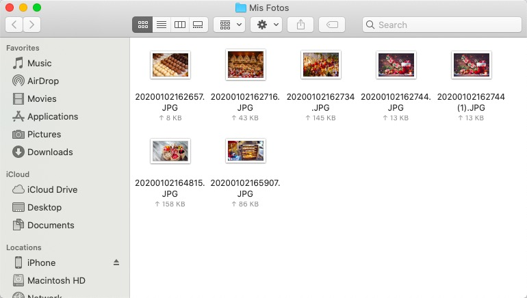 Cómo pasar fotos de iPhone a Mac sin iTunes - paso 3 Cómo pasar fotos de iPhone a Mac sin iTunes - paso 3