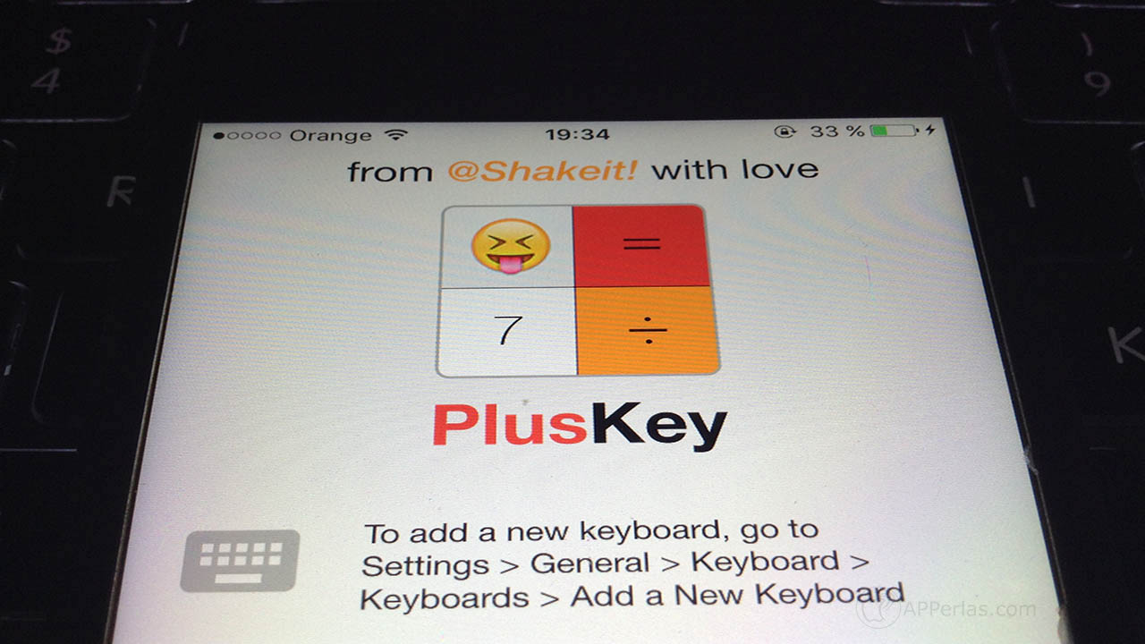 TECLADO CALCULADORA IOS 2