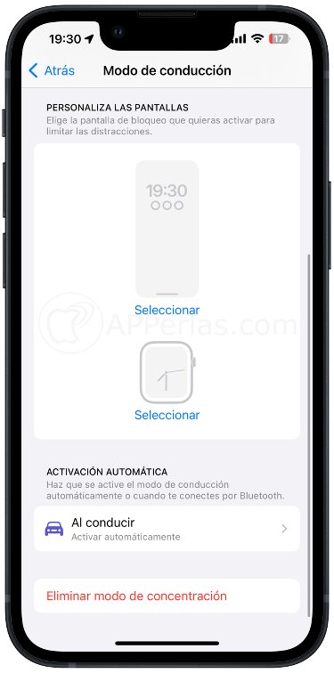 Activa automáticamente el modo de conducción Activa automáticamente el modo de conducción