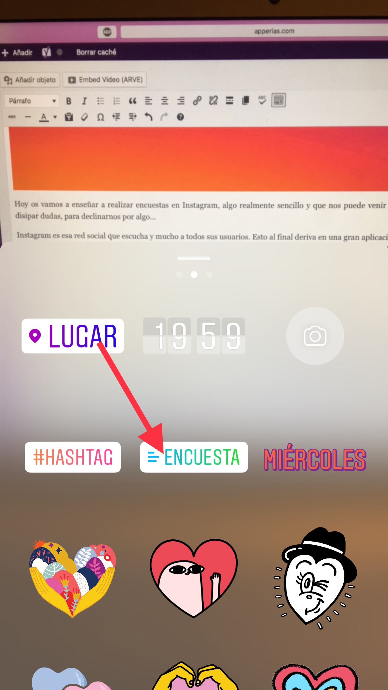 Encuesta encuestas en Instagram 1
