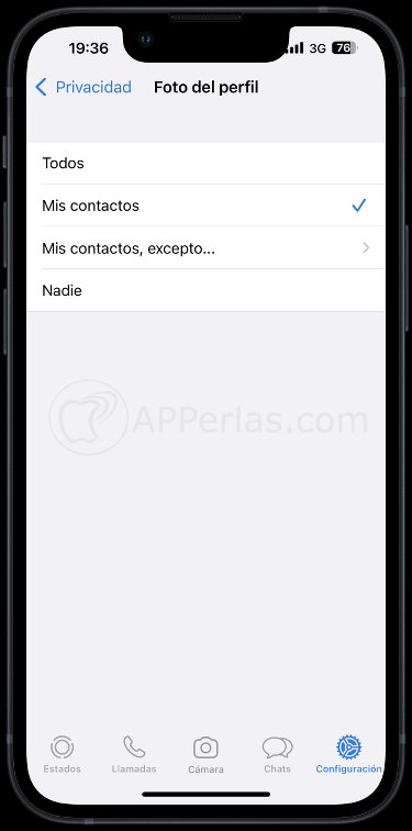 Configura foto de perfil de Whatsapp Configura foto de perfil de Whatsapp
