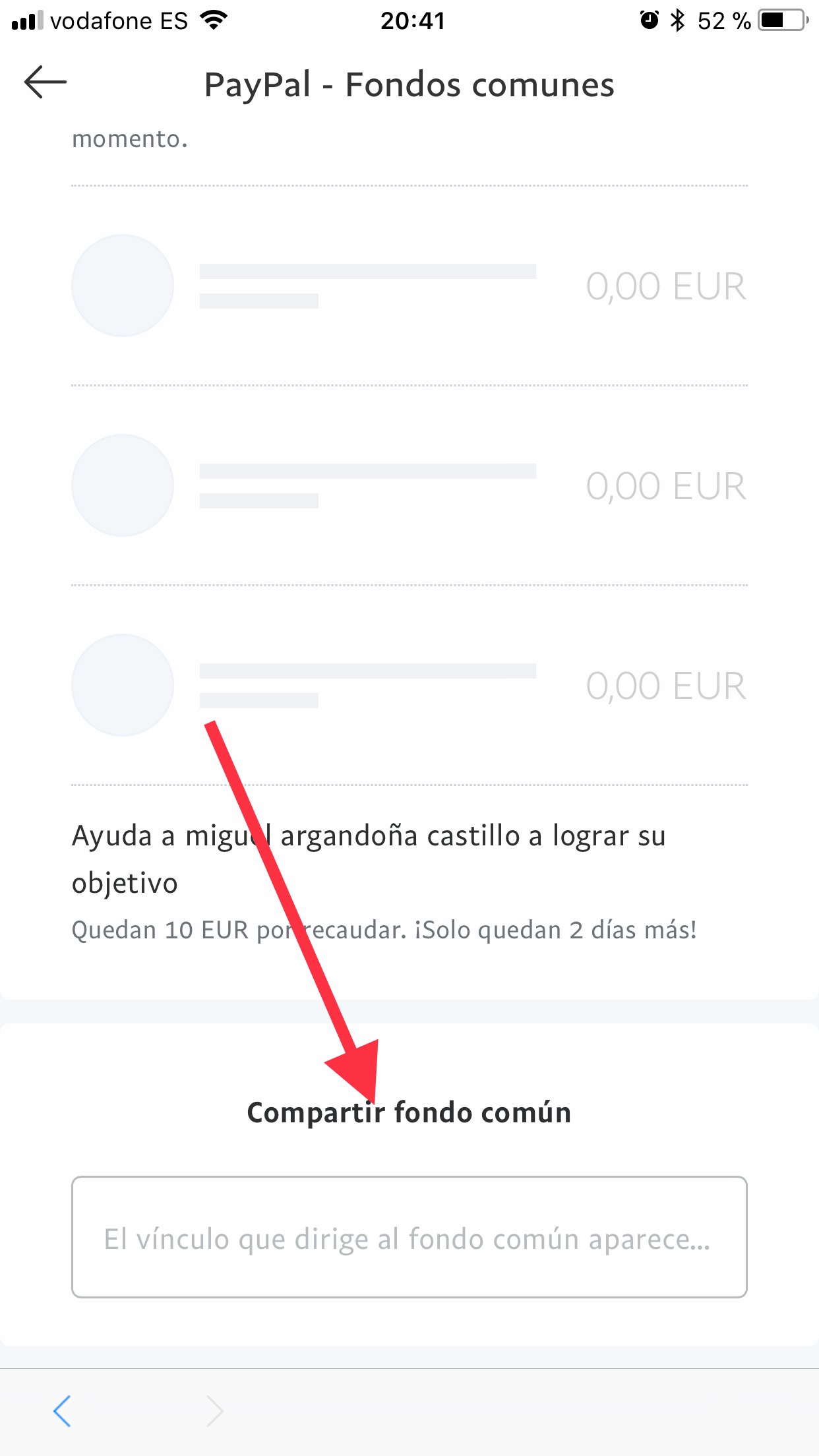 Compartir dinero con PayPal 4