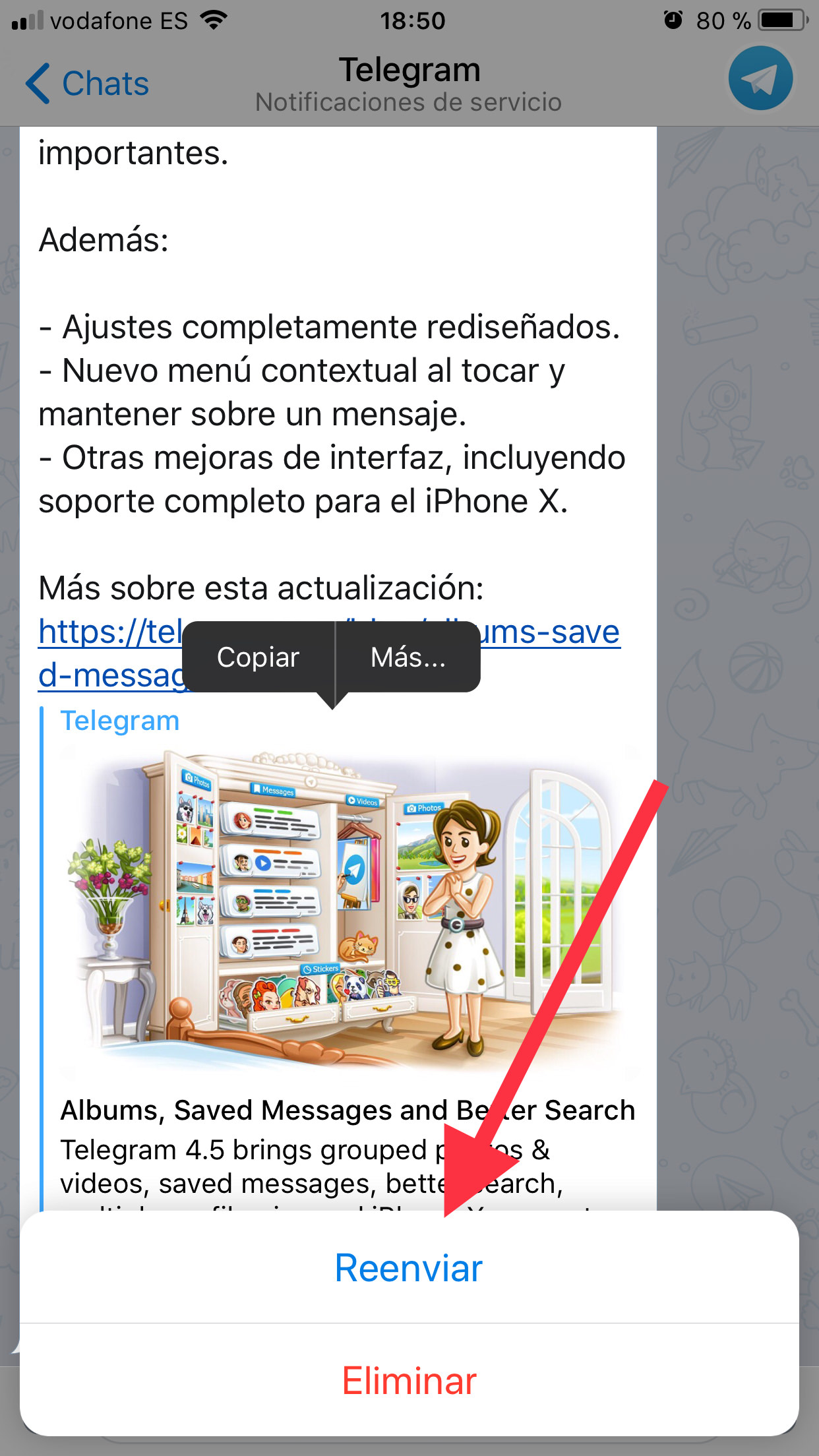 mensajes en Telegram 1