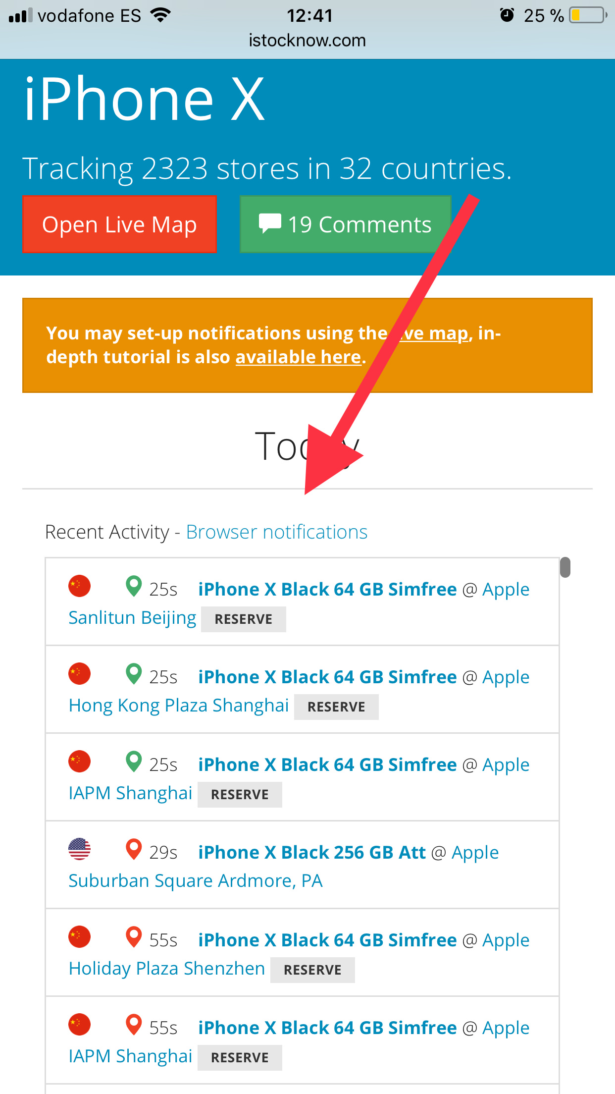Buscar Comprar el iPhone X 1