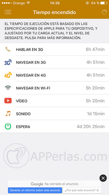 estado de la batería del iPhone BATTERY LIFE 3 estado de la batería del iPhone BATTERY LIFE 3
