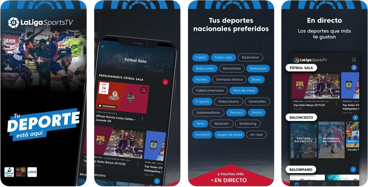 Deportes en directo en tu iPhone