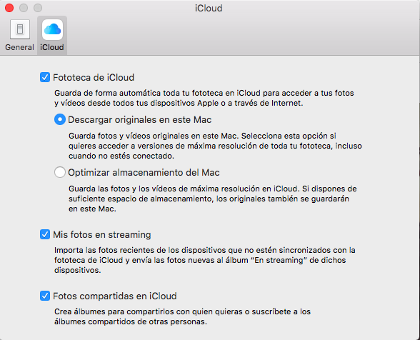Guardar las fotos de iCloud 1