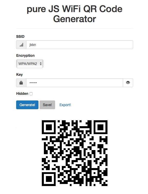 QR QR para el Wifi 1