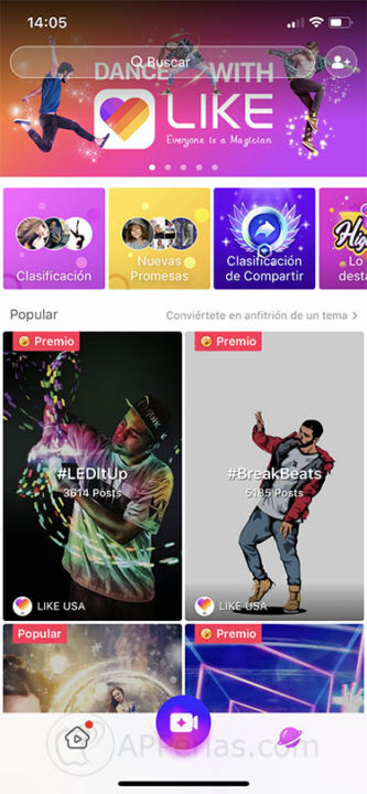 Like vídeos musicales mágicos 1 Like vídeos musicales mágicos 1