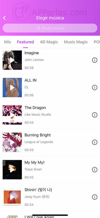 Like vídeos musicales mágicos 2 Like vídeos musicales mágicos 2